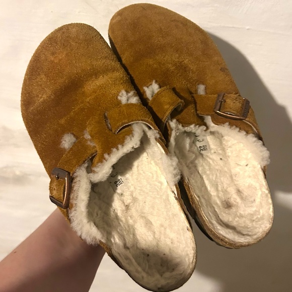 🌿Birkenstock Sherling Boston Clogs - Picture 4 of 8